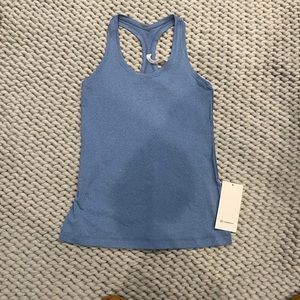NWT women’s Lululemon cool racer back tank blue 10
